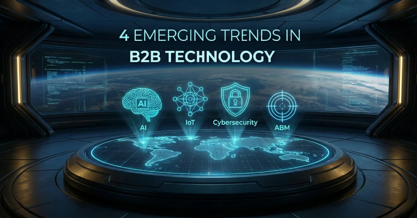 4 Emerging Trends in B2B Technology to Stay Ahead Of The Curve