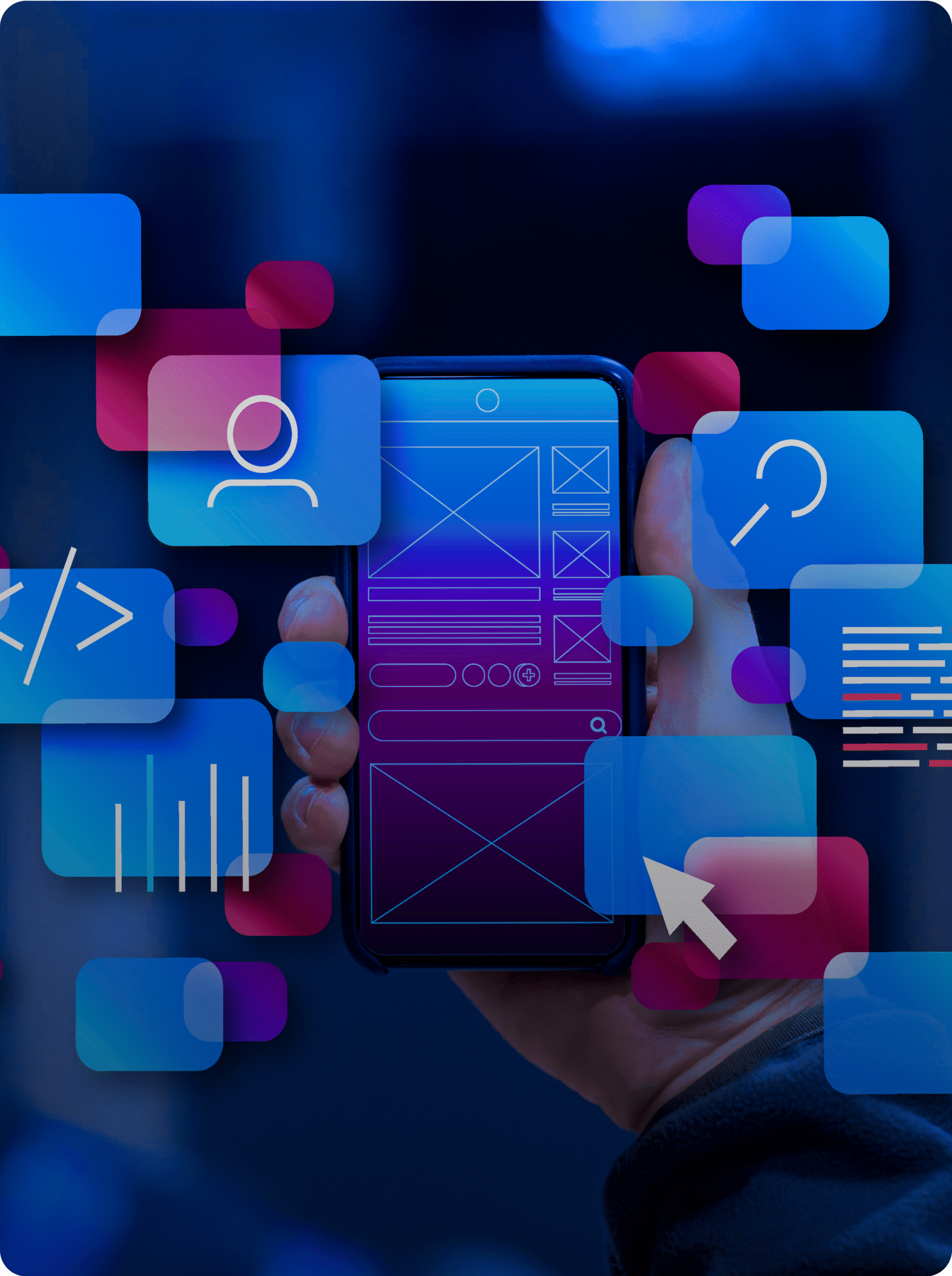 Background scaled Mobile App Development