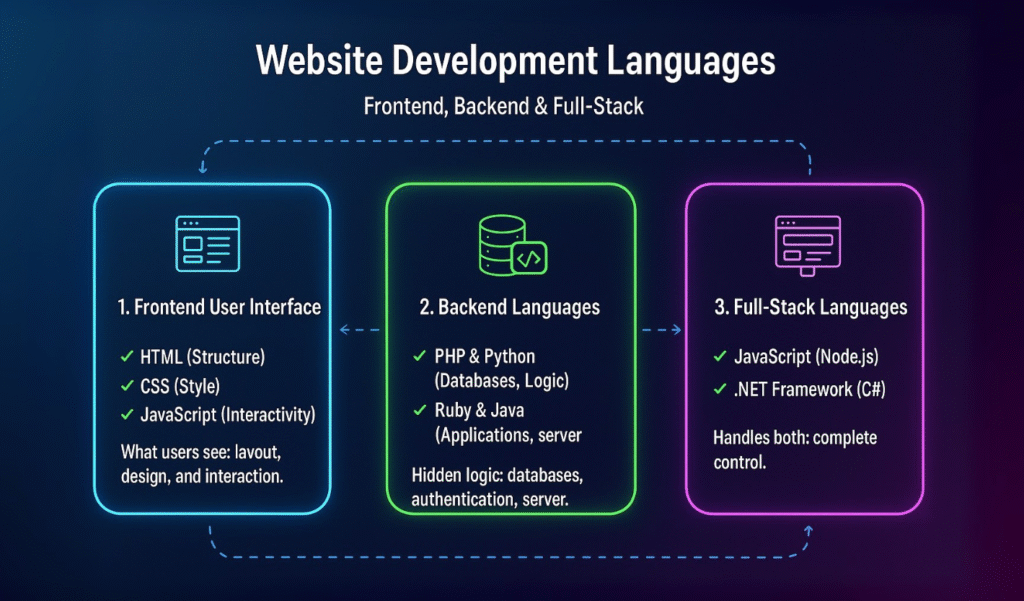 Best Languages For Website Development – A Complete Guide