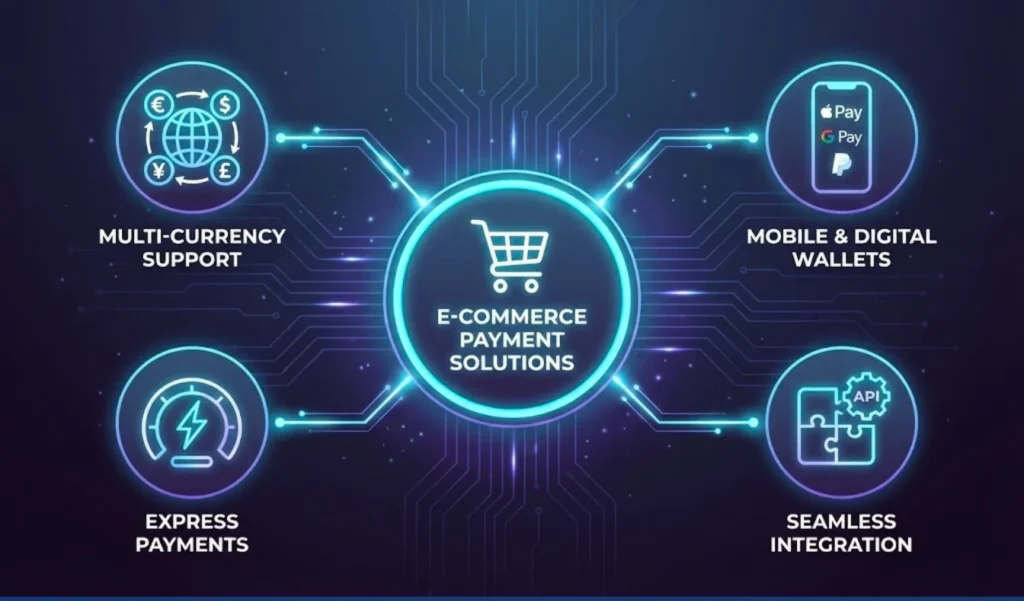 Key Features of Modern E Commerce Payment Solutions Secure payment gateway