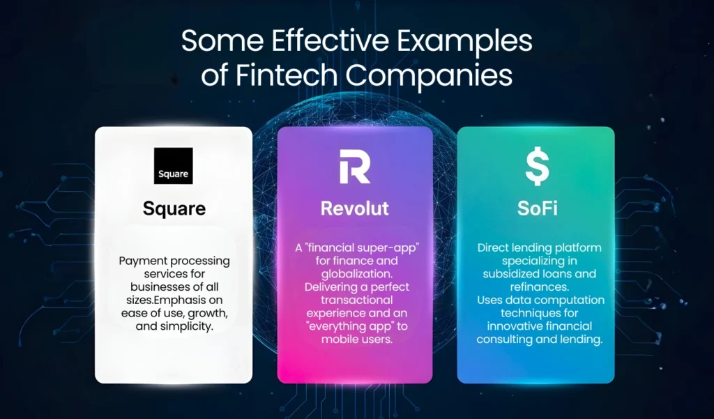 Some Effective Examples of Fintech Companies Fintech Platform