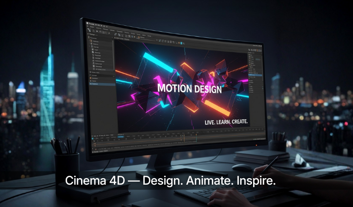 Cinema 4D – Motion Graphics Friendly best 3d animation software