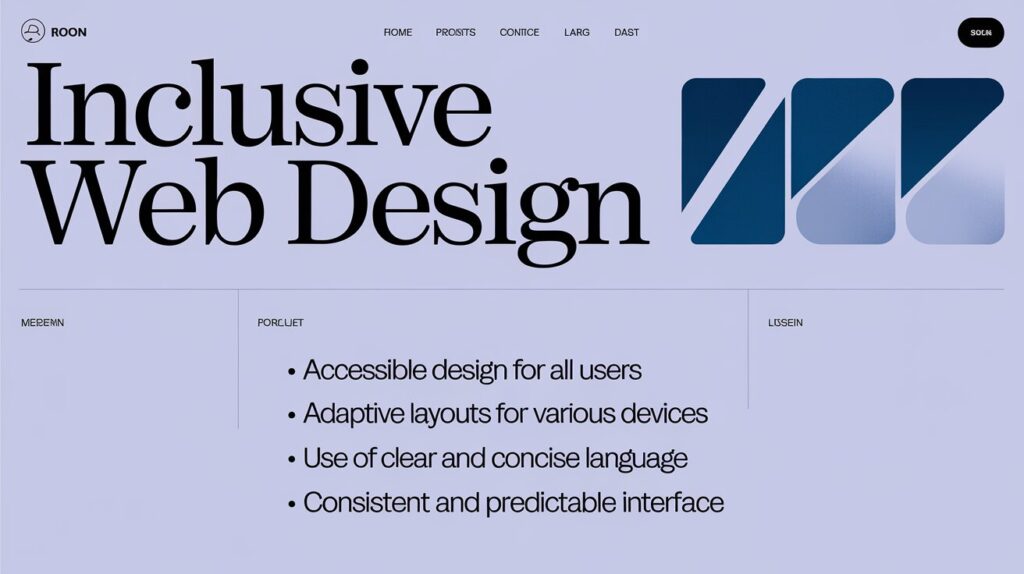 inclusive web design