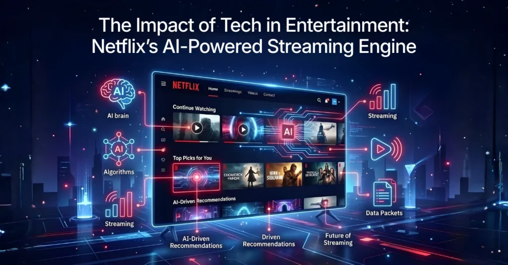 The Impact of Tech in Entertainment Netflix AI Powered Streaming Engine tech in entertainment