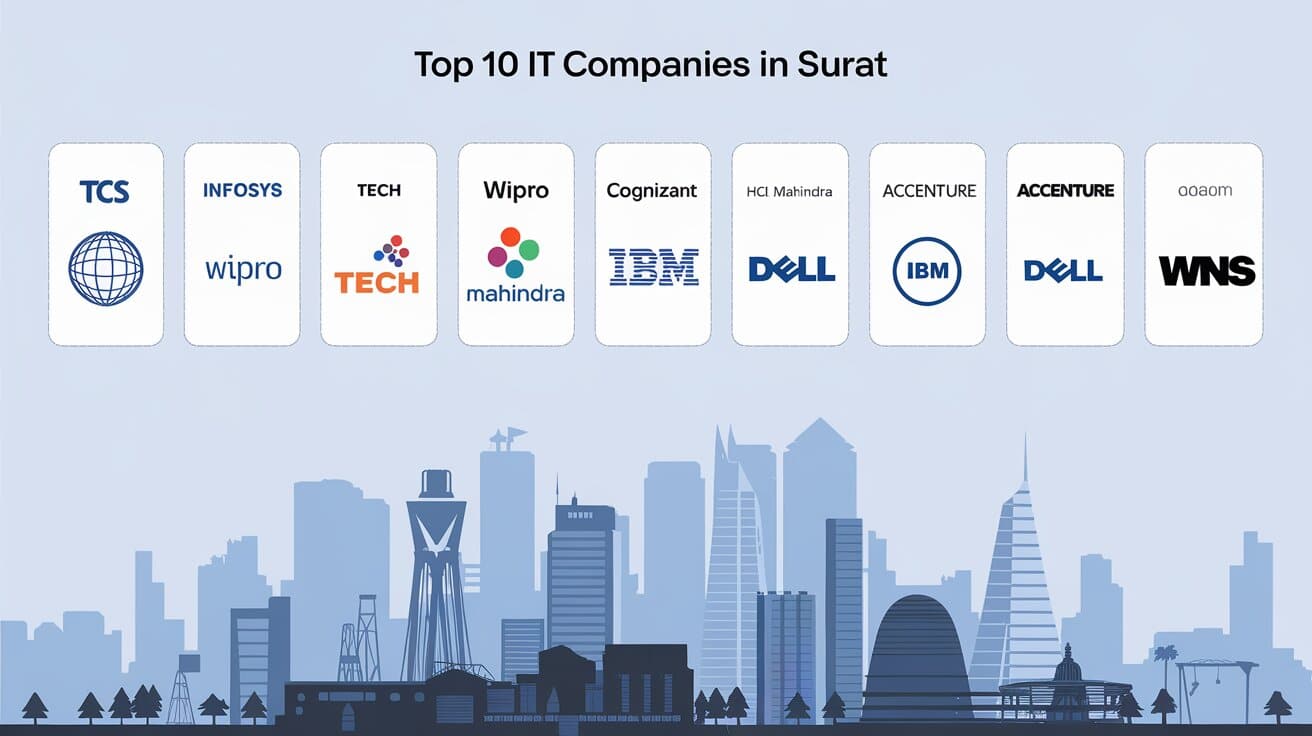 top 10 it companies in surat