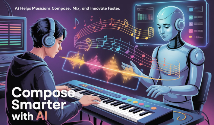 AI in Music Composition AI in Media and Entertainment