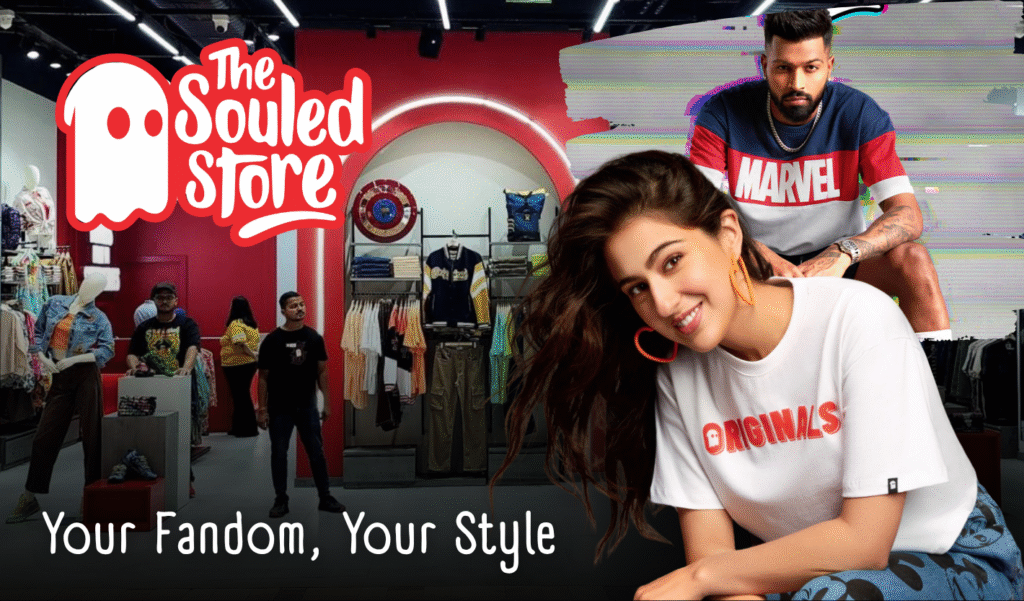 Pop culture apparel illustration with trendy fashion icons.