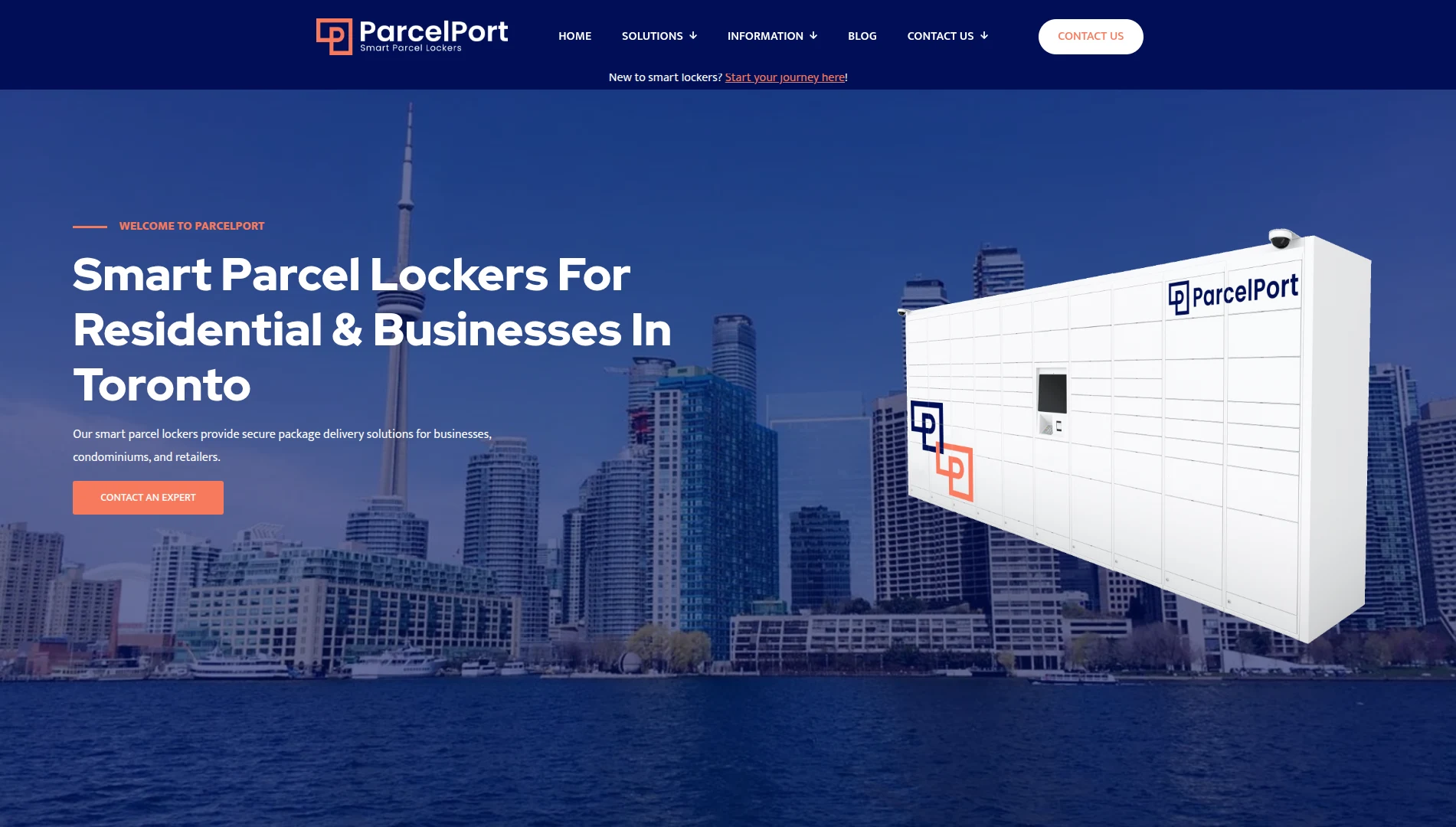 parcelport 2 smart locker software development