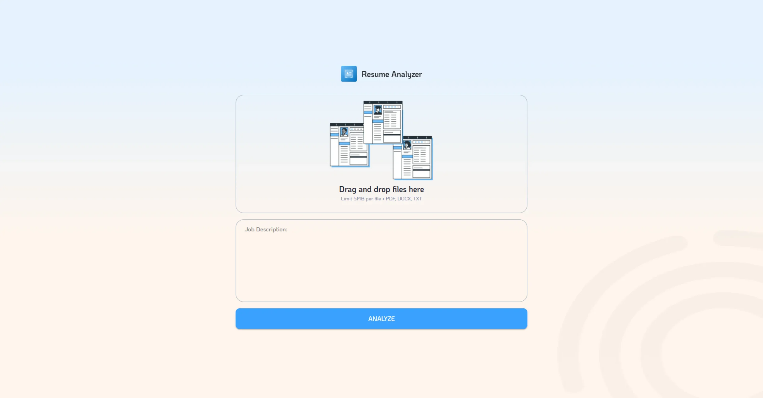 Resume Analyzer
