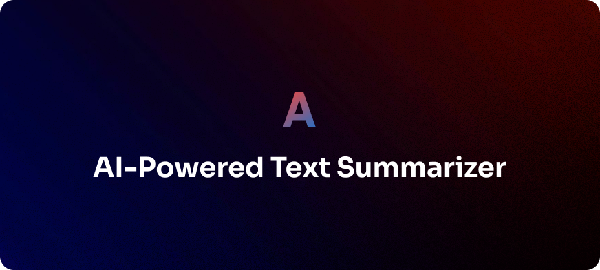 Text summarizer
