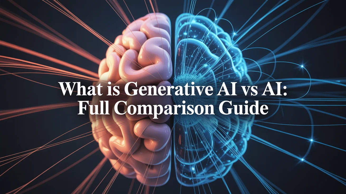 What is Generative AI vs AI: Full Comparison Guide