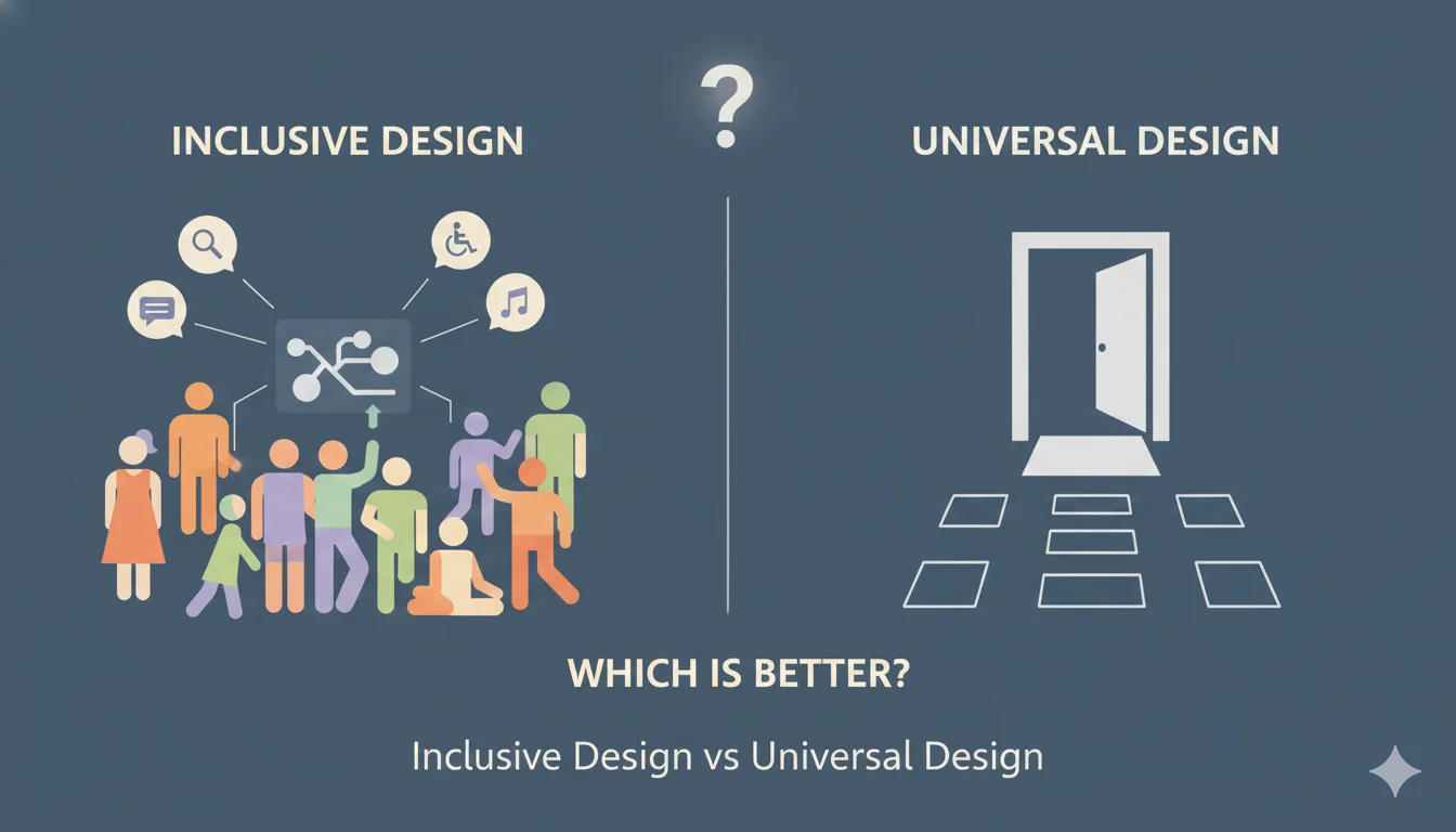 Inclusive Design vs Universal Design: Which is Better?