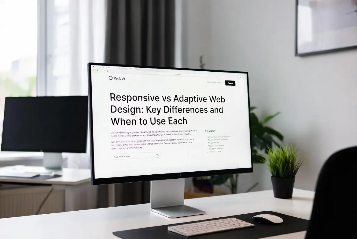 Responsive vs Adaptive Web Design: Key Differences and When to Use Each