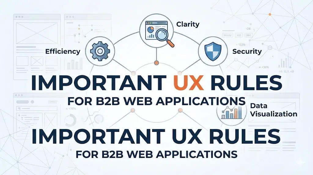 Important UX Rules for B2B Web Applications