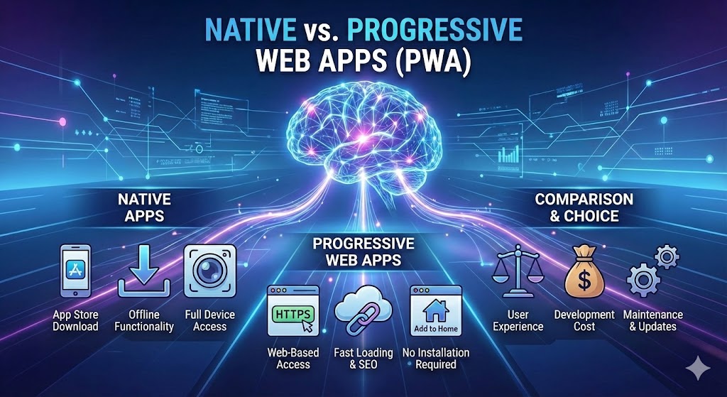 Native vs Progressive Web Apps: Core Comparison
