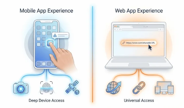 Mobile App Development vs Web Development Key Differences Explained 1 mobile app development vs web development