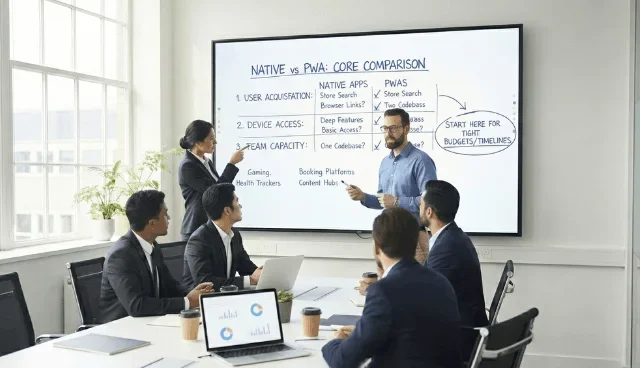 Native vs Progressive Web Apps_ Core Comparison Native vs Progressive Web Apps_ Core Comparison