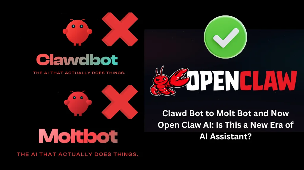Clawd Bot to Molt Bot and Now Open Claw AI: Is This a New Era of AI Assistant?