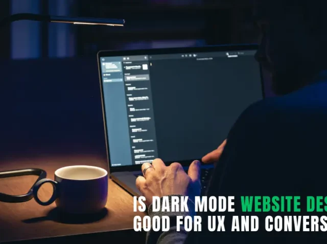 Person working on a laptop with dark mode interface at night