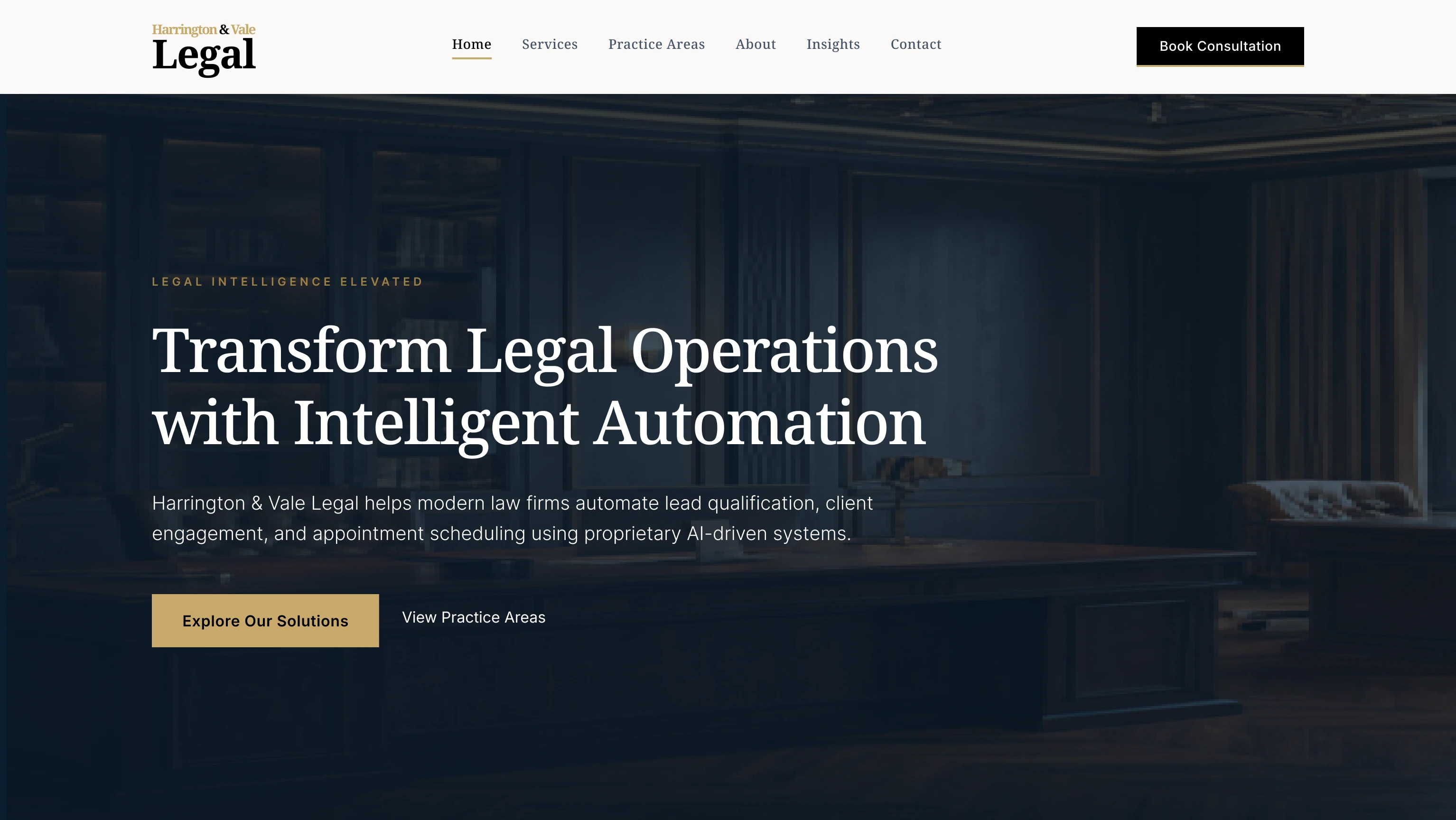 Harrington Vale Legal Header Image Harrington & Vale