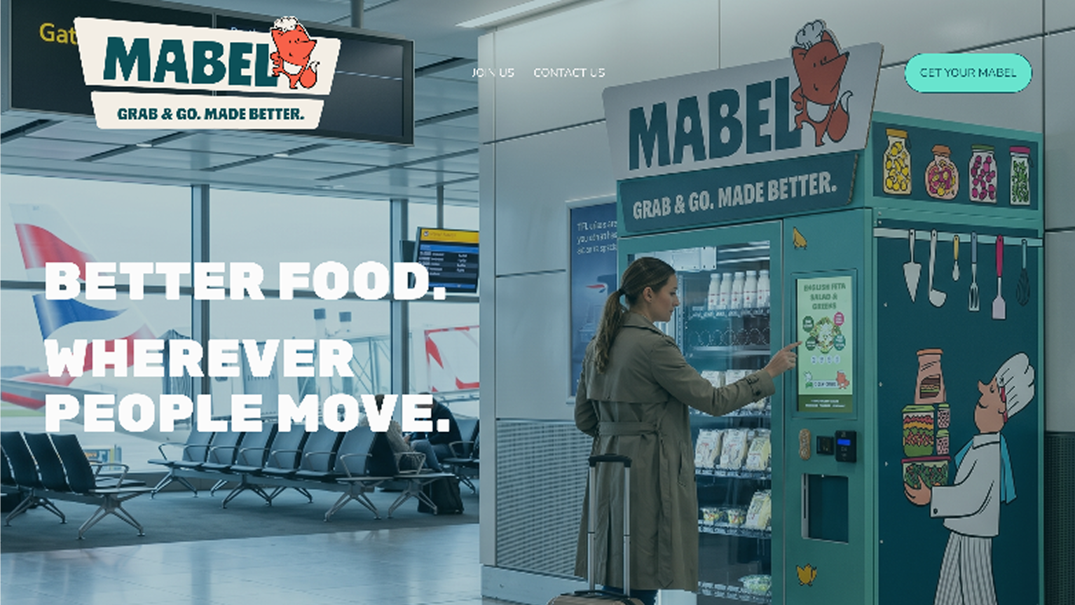 Mabel Hero Banner smart retail platform development