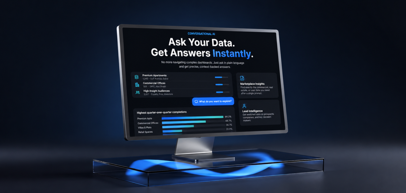 Futuristic AI Analytics Monitor Futuristic AI Analytics Monitor